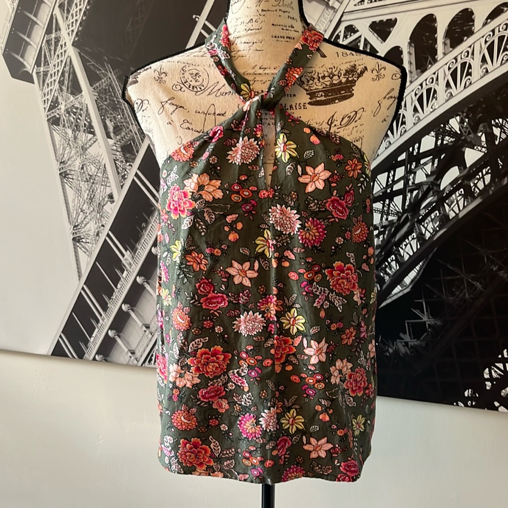 Loft Floral Halter Top